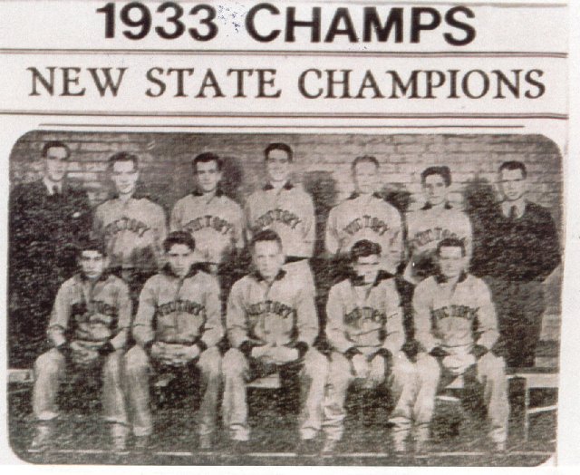 1933 Basketball Squad